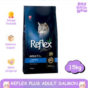 Reflex Plus Adult Salmon 15kg Makanan Kucing Dewasa Cat Food Dry
