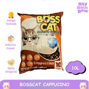 Boss Cat Sand Cappuccino 10Liter Pasir Kucing Gumpal Wangi