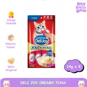 Deli Joy Creamy Tuna 14g x 4 Snack Cemilan Kucing