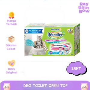 Deo Toilet Open Top (Ivory) Set