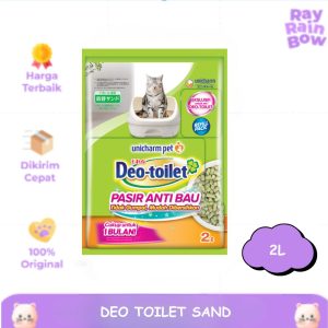 Deo Toilet Sand 2L Pasir Kucing Anti Bau
