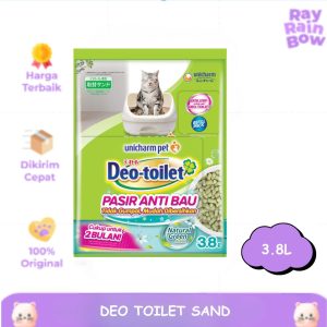 Deo Toilet Sand 3,8L Pasir Kucing Anti Bau