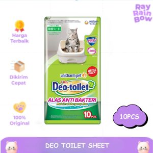 Deo Toilet Sheet 10pcs Alas Anti Bakteri