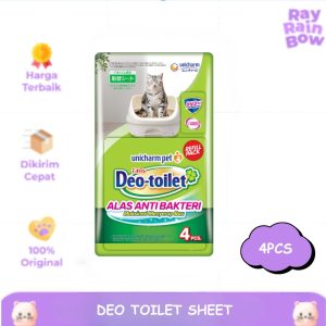Deo Toilet Sheet 4pcs Alas Anti Bakteri