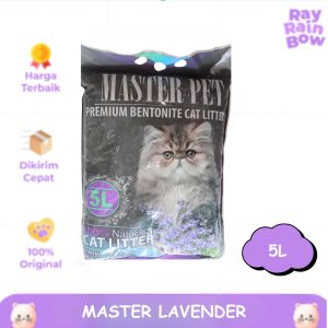 Master Lavender 5L Pasir Kucing Gumpal Wangi