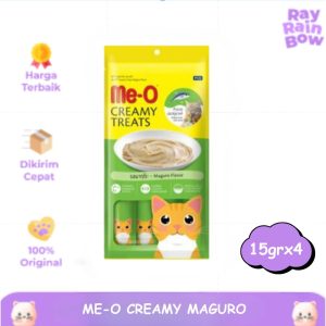 Me-o Creamy Treats Maguro 15gr x 4 Snack Cemilan Kucing