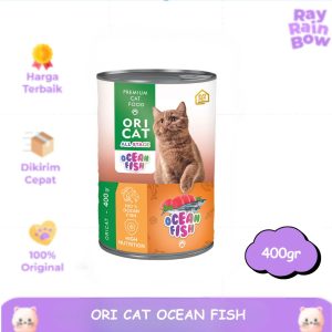 Ori Cat Ocean Fish 400gr All Stage Makanan Basah Kucing Wet Food Kaleng