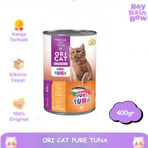 Ori Cat Pure Tuna 400gr All Stage Makanan Basah Kucing Wet Food Kaleng