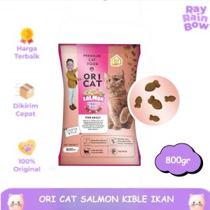 Ori Cat Salmon Kibble Ikan 800gr Makanan Kucing Kering Cat Food