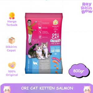 Ori Cat Kitten Salmon 800gr Makanan Kucing Kering Cat Food