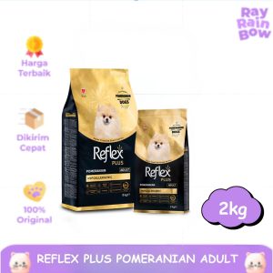 ​Reflex Plus Pomeranian Adult 2Kg Dog Food Makanan Anjing