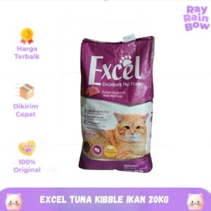 Excel Tuna Kibble Ikan 20kg - Makanan Kucing Dewasa / Cat Food Dry