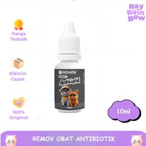 Remov Obat Antibiotik 10ml Untuk Kucing & Anjing