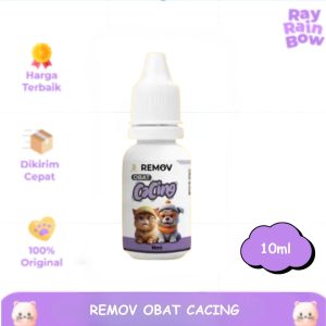 Remov Obat Cacing 10ml Untuk Kucing & Anjing