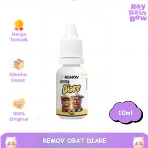 Remov Obat Diare (Mencret) 10ml Untuk Kucing & Anjing