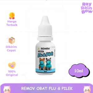 Remov Obat Flu & Batuk Pilek 10ml Untuk Kucing & Anjing