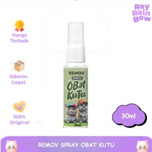 REMOV Spray Obat Kutu Kucing Dan Anjing 30ml