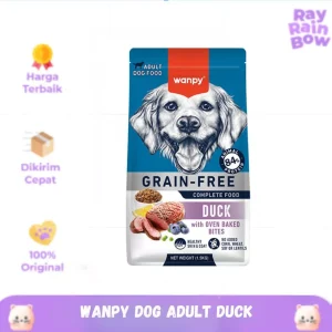 Wanpy Dog Adult Duck GRAIN FREE 1,5Kg - Makanan Anjing Grain Free