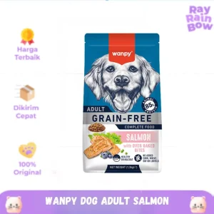 Wanpy Dog Adult Salmon GRAIN FREE 1,5Kg - Makanan Anjing Grain Free