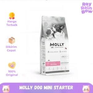MOLLY Mini Starter (Mother & Babydog) Chicken & Blueberry 2kg - Super Premium Dog Dry Food 2KG