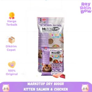 Markotop Dry Food 800gr Rasa Kitten Salmon & Chicken - Makanan Kucing Kitten & Dewasa / Cat Food Dry