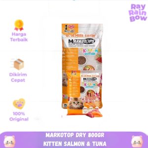 Markotop Dry Food 800gr Rasa Kitten Salmon & Tuna - Makanan Kucing Kitten & Dewasa / Cat Food Dry