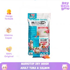 Markotop Dry Food 800gr Rasa Adult Tuna & Salmon - Makanan Kucing Kitten & Dewasa / Cat Food Dry